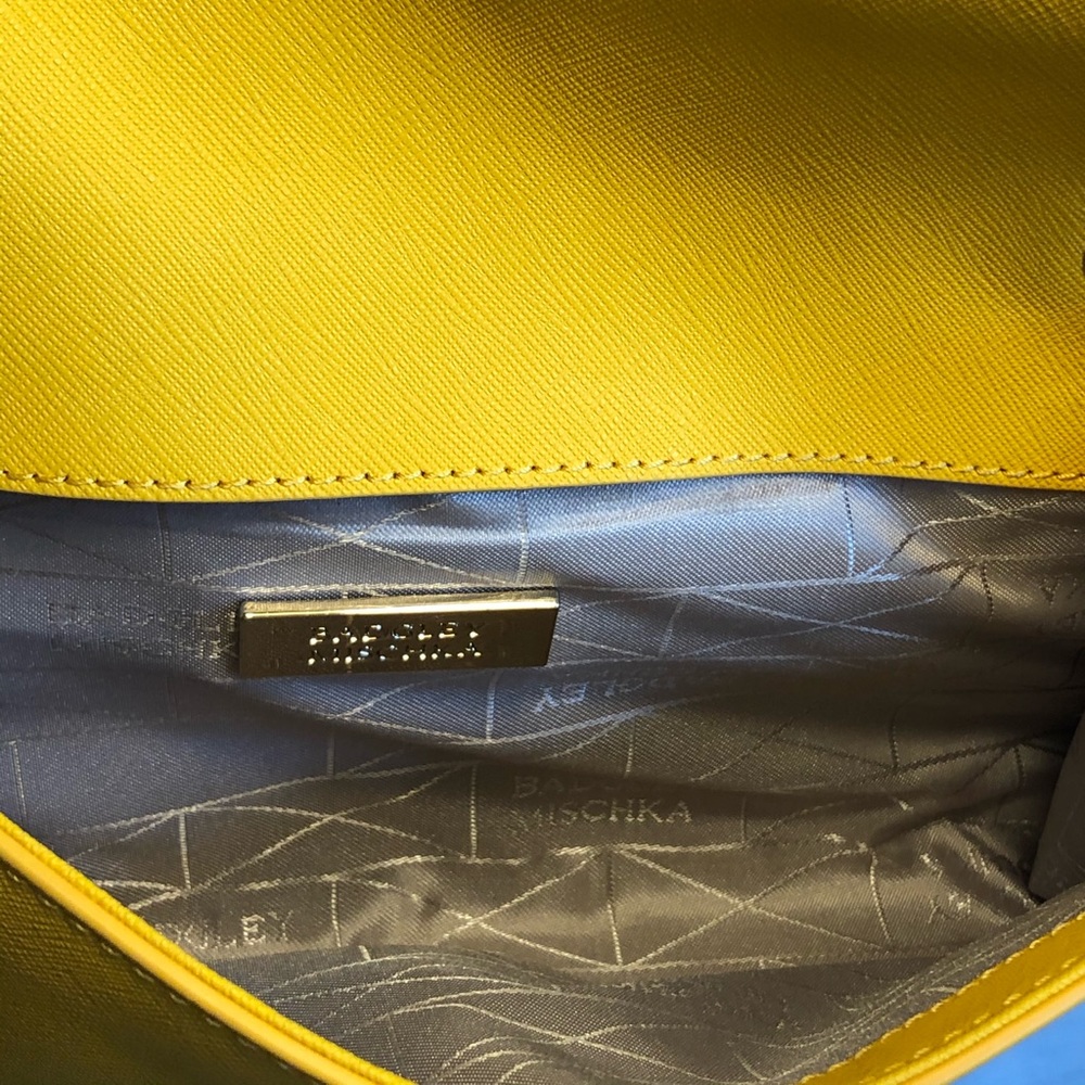 Badgley Mischka Saffiano Leather Handbag - Picture 8 of 8